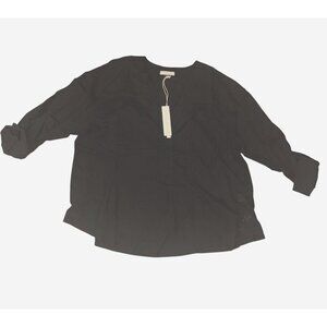 Lovestitch Black Cotton Blouse Size L
